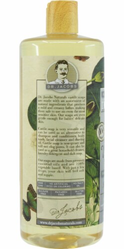 DR. JACOBS NATURALS 32  FL OZ. CASTILE SOAP - UNSCENTED ( BABY) Perspective: back