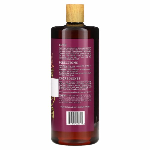 DR. JACOBS NATURALS 32  FL OZ. CASTILE SOAP - ROSE Perspective: back
