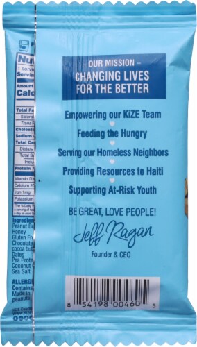 KiZE Oatmeal Chocolate Chip Bar Perspective: back