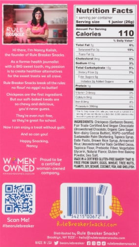 Rule Breaker® Soft Bake Chocolate Brownie Juniors Perspective: back