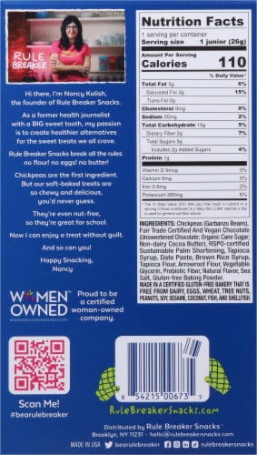 Rule Breaker® Chocolate Chip Cookies Perspective: back