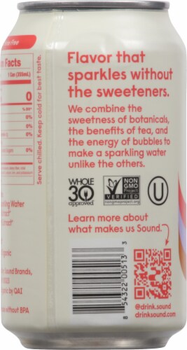 Sound® Grapefruit Lavendar Ginger Tea Sparkling Water with Botanicals Perspective: back