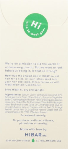 HiBAR™ Maintain Shampoo Perspective: back