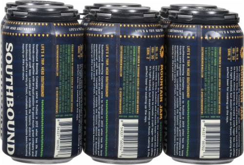 Southbound Brewing Company Mountain Jam Southern Lager Perspective: back