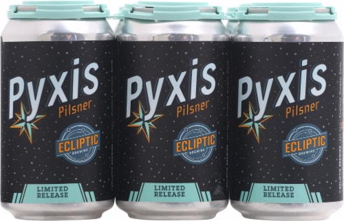 Ecliptic Brewing™ Limited Release Pyxis Pilsner Beer Perspective: back