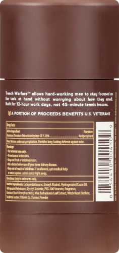 Duke Cannon Trench Warfare™ Antiperspirant + Deodorant Stick Sandalwood & Amber Perspective: back