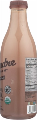 Alexandre Family Farm Organic A2/A2 Chocolate Milk Perspective: back