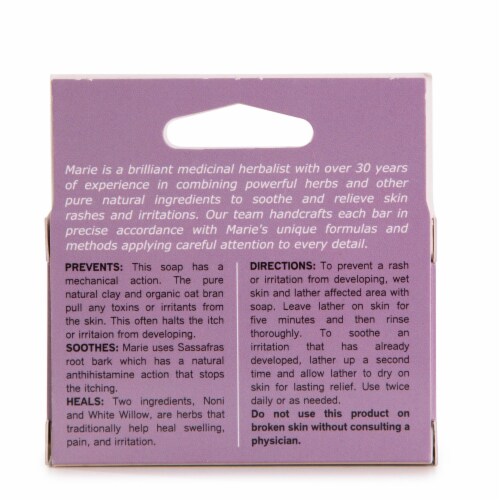 Marie Originals Eczema & Psoriasis Soap Perspective: back