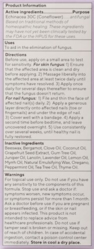 Marie Originals® Bioactive Combo For Skin & Nail Fungus Perspective: back