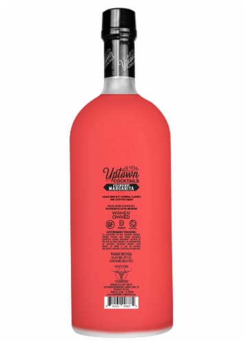 Uptown Cocktails Strawberry Margarita Wine Ready to Drink Cocktail Perspective: back