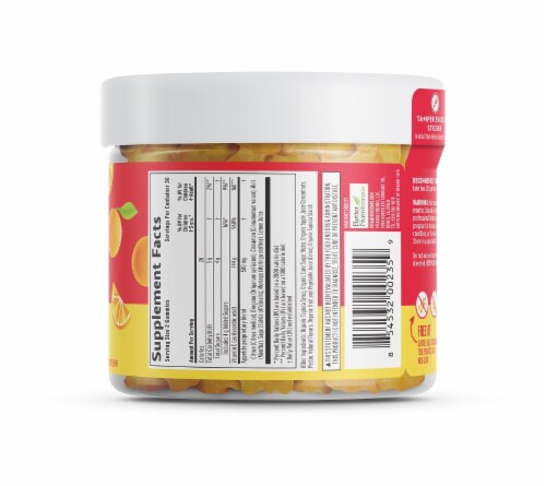 Vitamin Friends Boost Appetite Orange Vegan Gummies Perspective: back