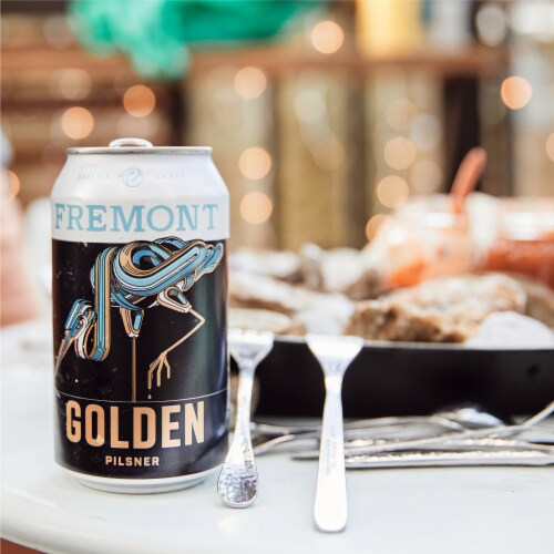 Fremont® Golden Pilsner Beer Perspective: back