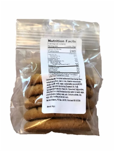 Bluebird Bakers Snickerdoodle Cookies Perspective: back