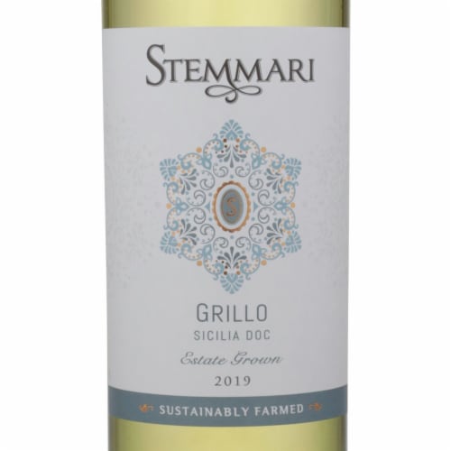 Stemmari Grillo Italian White Wine Perspective: back