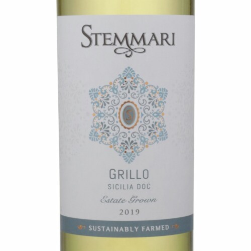 Stemmari Grillo Italian White Wine Perspective: back