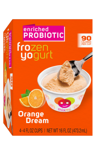 Mixmi Orange Dream Frozen Yogurt Perspective: back