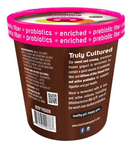 Mixmi Ultimate Chocolate Frozen Yogurt Perspective: back