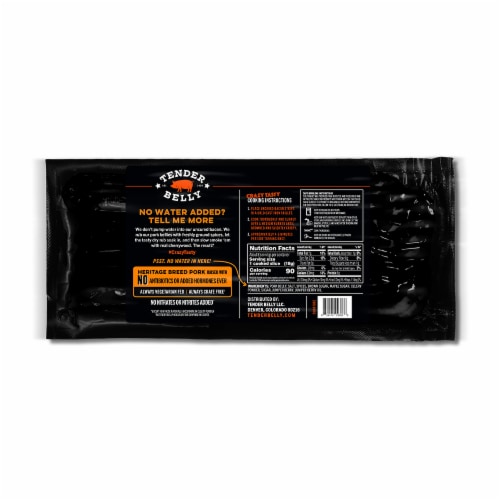Tender Belly Cherrywood Smoked Uncured Bacon Perspective: back