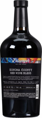 1849 Wine Company Triumph Red Wine Perspective: back