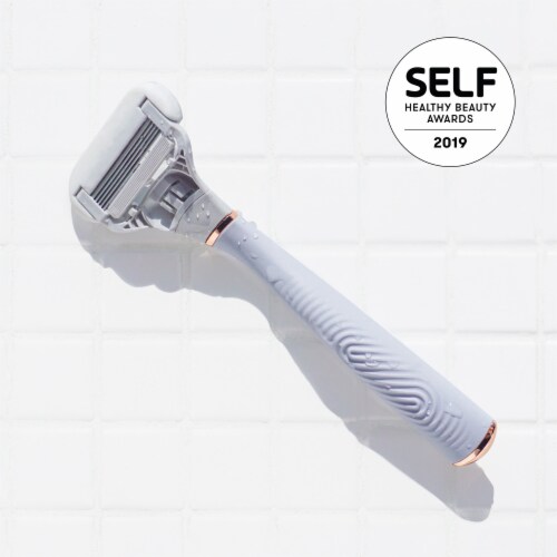 Flamingo Taro & Rose Gold Razor Kit Perspective: back