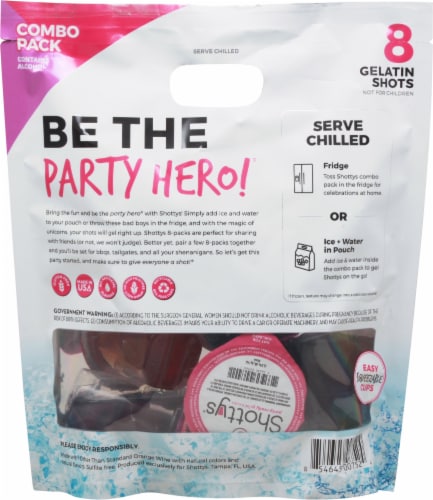 Shottys® Grape & Watermelon Party-Ready Gelatin Shots Combo Pack Perspective: back