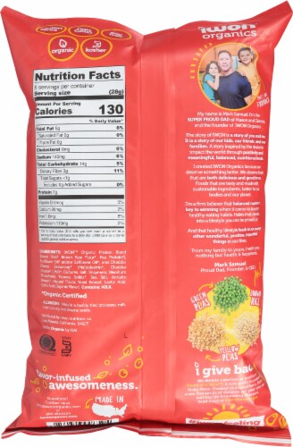 Iwon™ Organics Cheddar Cheese Puffs Chips Perspective: back