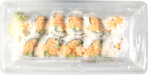 Samurai Sushi Spicy California Sushi Roll Perspective: back