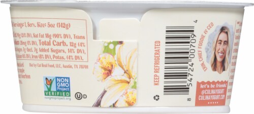 Culina Yogurt Bourbon Vanilla Perspective: back