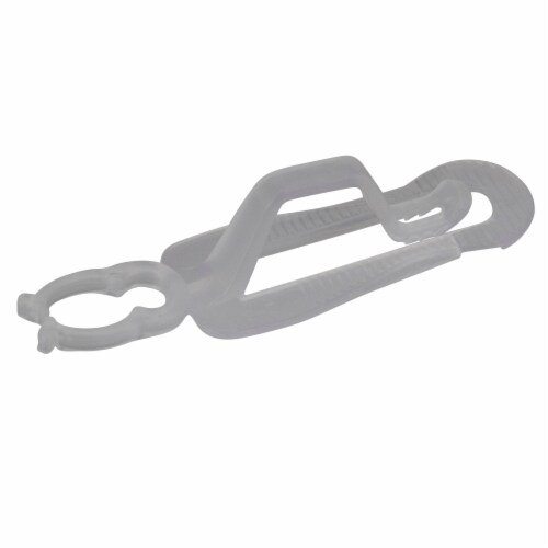 Northlight Set of 500ct Clear Gutter and Shingle Christmas Light Clips Perspective: back