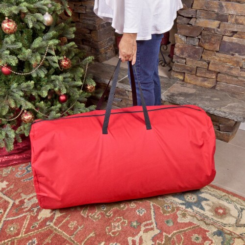 Northlight 36 Multi-Use Large Holiday Storage Bag - For Garlands, Trees, Lights, Inflatables Perspective: back
