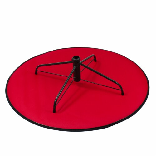 Simple Living Solutions Christmas Tree Mat - Red Perspective: back