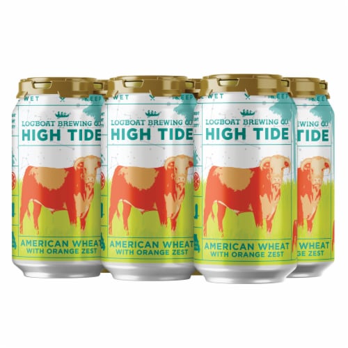 Logboat High Tide Orange American Wheat Ale Perspective: back