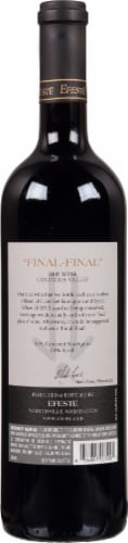 Efeste "Final-Final" Cabernet Sauvignon Syrah Washington Red Wine Perspective: back