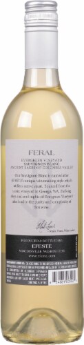 Efeste Feral Sauvignon Blanc Washington White Wine Perspective: back