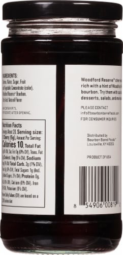 Woodford Reserve® Bourbon Cherries Perspective: back