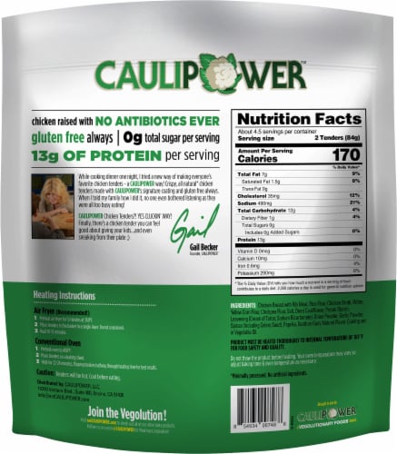 Caulipower® All Natural Chicken Tenders Perspective: back