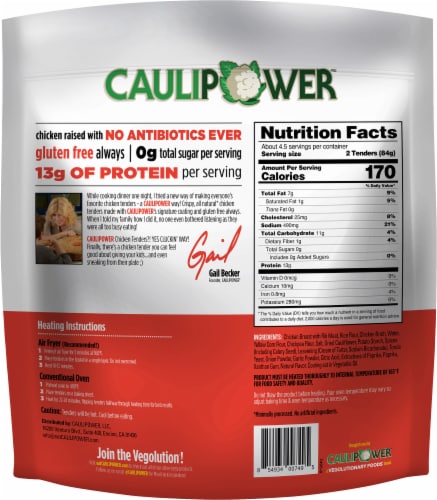 Caulipower® All Natural Frozen Spicy Chicken Tenders Perspective: back