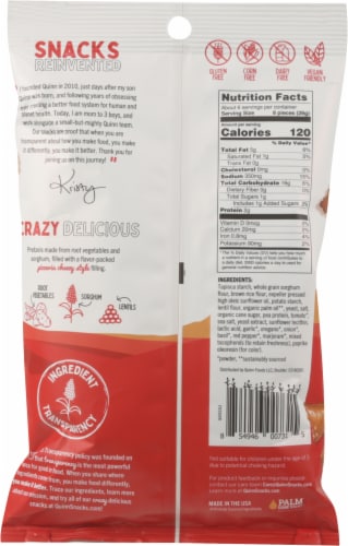 Quinn® Pizzeria Cheezy Filled Pretzel Nuggets Perspective: back