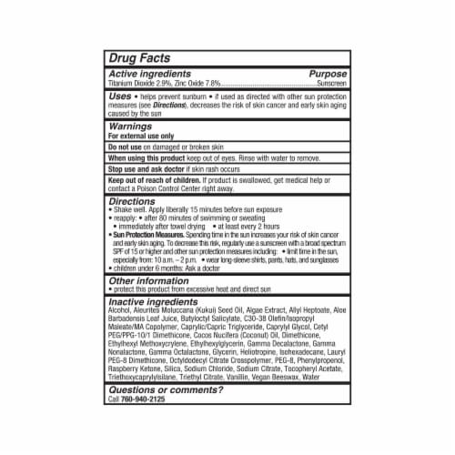 Bare Republic Sport Mineral Sunscreen Lotion SPF 50 Perspective: back