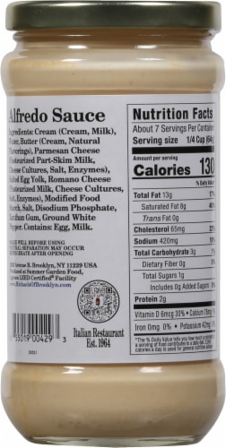 Michaels of Brooklyn® Alfredo Sauce Perspective: back