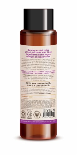 Soapbox® Biotin & Superfruit Blend Strengthening Shampoo Perspective: back