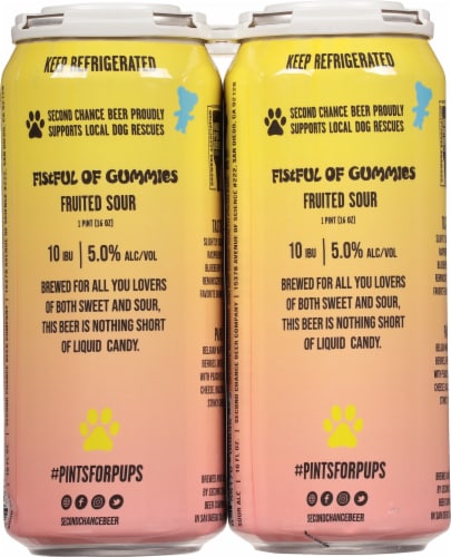 Second Chance Beer Co. Fistful of Gummies Perspective: back