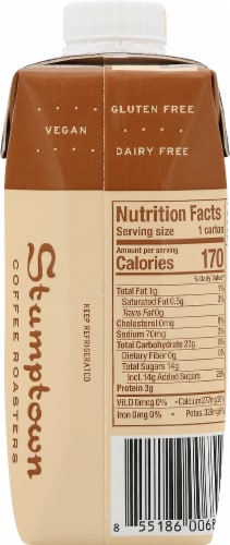 Stumptown Horchata Oatly! Cold Brew with Oatmilk Coffee Perspective: back