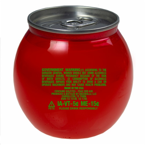 BuzzBallz Chillers Watermelon Frozen Single Can Perspective: back