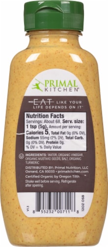 Primal Kitchen Organic Spicy Brown Mustard