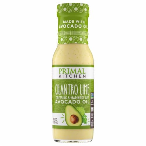 Primal Kitchen Cilantro Lime Dressing & Marinade Perspective: back