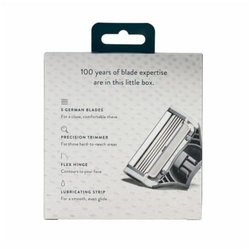 Harry's 5-Blade Men's Razor Blade Cartridge Refills Perspective: back