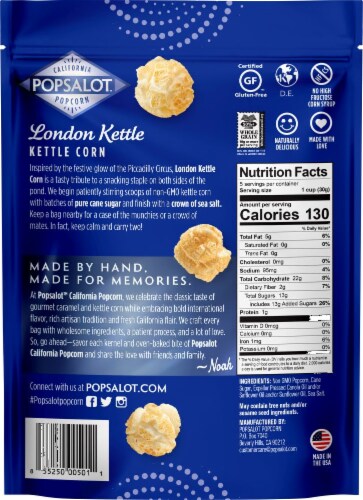 Popsalot™ London Kettle Corn Perspective: back