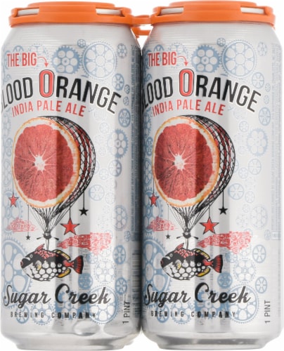 Sugar Creek Brewing Company The Big O Blood Orange IPA Perspective: back