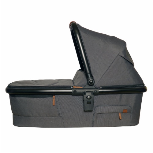 Venice Child Maverick Stroller Stand Alone Bassinet with Sunshade, Eclipse Black Perspective: back